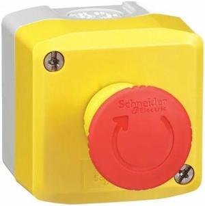 SCHNEIDER ELECTRIC XALK178H7 Push Buttn Cntrol Station,1NC,Mshrm Head