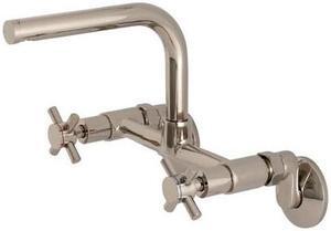 CONCORD KS412PN KS412PN 8-Inch Adjustable Center Wall Mount Kitchen Faucet