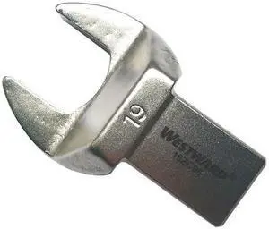 WESTWARD 19ZC96 Torque Wrench Head,Open End,19mm