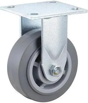 ZORO SELECT 1ULJ4 Rgd Plat Castr,Therm Rubbr,5 in.,400 lb.