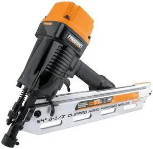 FREEMAN PFR3490 PFR3490 Pneumatic 34 Degree 3-1/2" Clipped Head Framing Nailer