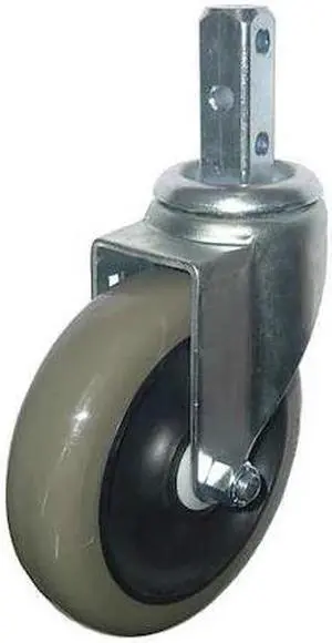 ZORO SELECT 20TM37 Swivel Stem Castr,Polyurthan,5 in,300 lb