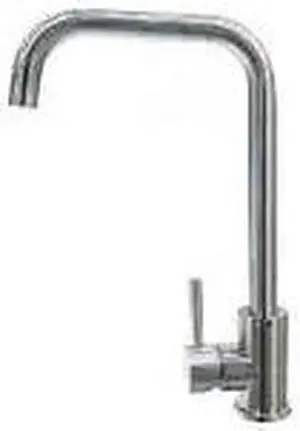 LIPPERT 719325 Flow-Max 719325 Gooseneck Single Hole Faucet; Square