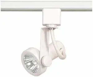NUVO TH321 1-Light, MR16, 120V Track Head, Gimbal Ring, White Finish