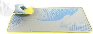 HEATHROW SCIENTIFIC 120506 Lab Mat,Silicn Bnch Protectr,Yl-Gry/Blue