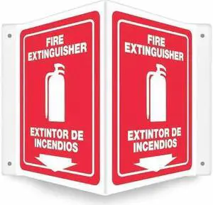 CONDOR 480Z40 High Visibility Safety Sign,14" W,12" H