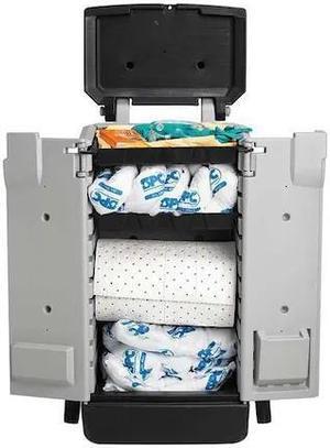 BRADY SKO-K2 Spill Kit, 22 gal Volume Absorbed per Kit, Kaddie, Gray