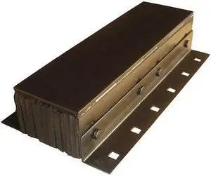 ZORO SELECT 22NT73 Dock Bumper,24x5-1/4x13 In.