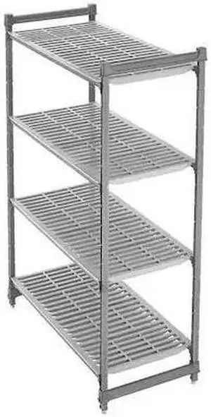 CAMBRO EACBU243672V4580 Starter Plastic Shelving Unit, Vented Style, 24 in D,