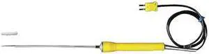 ZORO SELECT 5RMF1 Immersion Temp Probe,Type K,-40 to 1500F