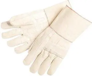 MCR SAFETY 9132G Hot Mill Weight 3 Ply Burlap Lin,L,PK12