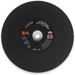 BULLARD ABRASIVES 54422 Chop Saw Cut-Off Wheel, 14 x 3/32 x 1, PK10