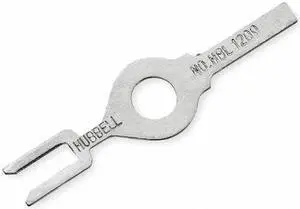 HUBBELL WIRING DEVICE-KELLEMS HBL1209 Wall Switch Key