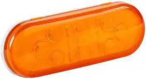 GROTE 54133 Stop/Tail/Turn Lamp,9-Diode LED,Yellow