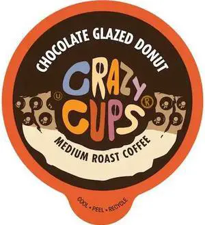 CRAZY CUPS WM-CC-ChocGlazed-22 Crazy Cups Flavored Coffee Chocolate Glazed