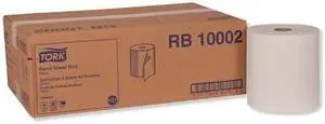 TORK RB10002 Hardwound Paper Towel, Continuous Roll, 1000 ft., White