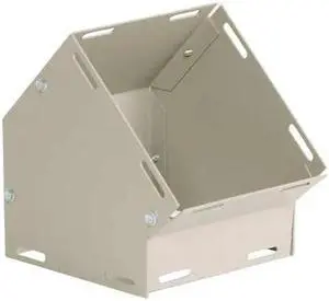 Wiegmann Wireway,Elbow,45 Degree,6x6 Sq In,Gray HAWA L060645