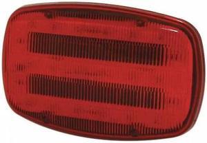 ECCO ED0016R Warning Light,Red,3-29/32" H