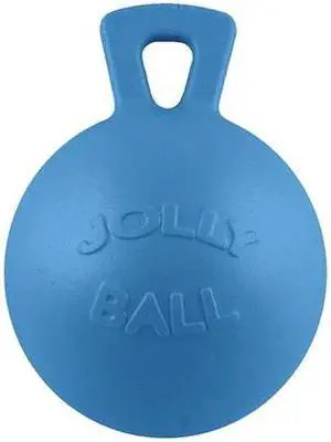 HORSEMENS PRIDE 1172-BB Jolly Ball with Handle Blueberry Scented 10"