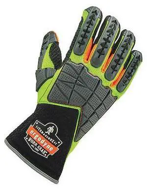 PROFLEX 925F(X) Large Lime Neoprene Cuff Impact Reducing Gloves