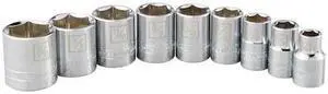 STEELMAN 78532 9-Piece 3/8" Drive 6-Point SAE Socket Set
