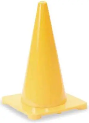 ZORO SELECT 1YBW6 Traffic Cone,18 In.Yellow