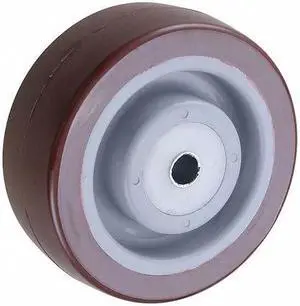 ZORO SELECT 26Y362 Caster Wheel,375 lb,Delrin Wheel Bearing