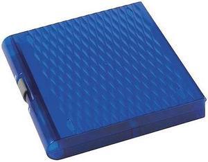 HEATHROW SCIENTIFIC 120576 Premium Plus Slide Box,100-Place,Blu,PK5
