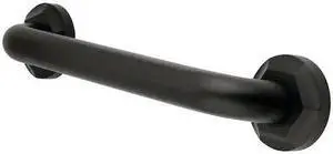 METROPOLITAN DR714165 18-13/16" Length, Traditional, 17 ga. Brass, Grab Bar