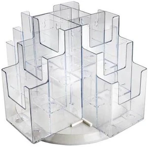 AZAR DISPLAYS 252811 12-Pocket Three-Tier Revolving Trifold Brochure Holder AZAR DISPLAYS 252811 12-Pocket Three-Tier Revolving Trifold Brochure Holder