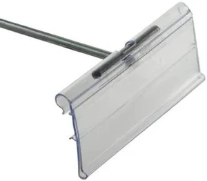 AZAR DISPLAYS 700841-50PK 3"W x 1.25"H Flip Scan Label Holder, PK50 AZAR DISPLAYS 700841-50PK 3"W x 1.25"H Flip Scan Label Holder, PK50