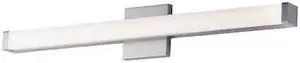 MAXIM 52004SN Spec Vanity 1-Light 30" Wide Satin Nickel Vanity Light