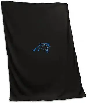 LOGO BRANDS 605-74 Carolina Panthers Sweatshirt Blanket
