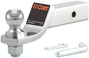 CURT 45293 Loaded Ball Mount w/1-7/8" Ball, 2" Drop