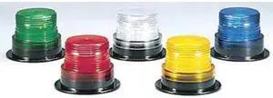 FEDERAL SIGNAL LP6-120B Low Profile Warning Light,Strobe,Blue