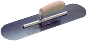 KRAFT TOOL CF290B Pool Trowel,16"L,Blue Steel,Round KRAFT TOOL CF290B Pool Trowel,16"L,Blue Steel,Round