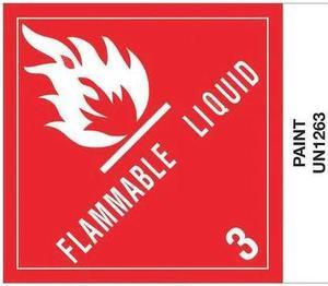 TAPE LOGIC DL512P5 Tape Logic® Labels, "Paint", 4" x 4 3/4", Red/White/Black,