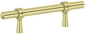 DELTANA P310U3 Adjustable Pull 4-3/4" Bright Brass