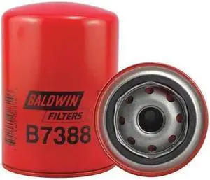 BALDWIN FILTERS B7388 Oil Fltr, Spin-On, 5-3/8"x3-11/16"x5-3/8"