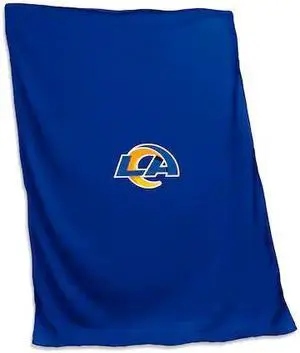 LOGO BRANDS 629-74 LA Rams Sweatshirt Blanket