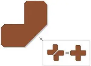 MIGHTY LINE HALFABRN Half Angle,Solid,Brown,2",PK100