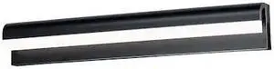 ET2 E24846-90BK Waterfall 1-Light 30" Wide Black Vanity Light