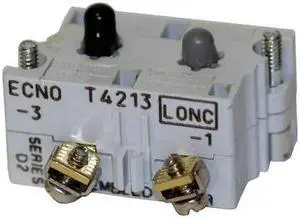 EATON 10250T55 Contact Block,1NC Lateopn/1NO Earlyclose