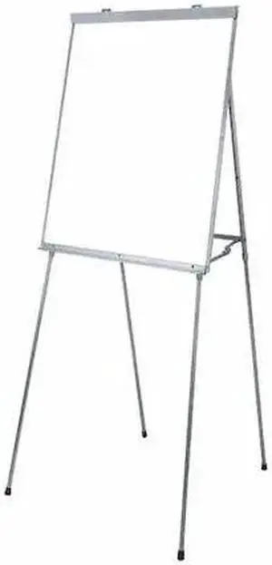 PARTNERS BRAND BME2736 4 Legged Dry Erase Board Easel, 27" x 36", White, 1/Each