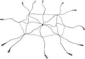 ERICKSON 01018 Cargo Net,Adj. Bungee,L72In,W60In