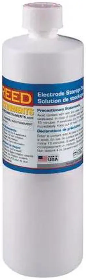 REED INSTRUMENTS R1420 Electrode Storage Solution, 16.9oz