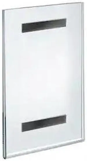 AZAR DISPLAYS 129919 7"W x 11"H Sign Holder w/ Magnetic Strips, PK10