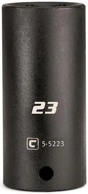 CAPRI TOOLS CP55223 1/2 in Drive 23 mm 6-Point Metric Deep Impact Socket CAPRI TOOLS CP55223 1/2 in Drive 23 mm 6-Point Metric Deep Impact Socket