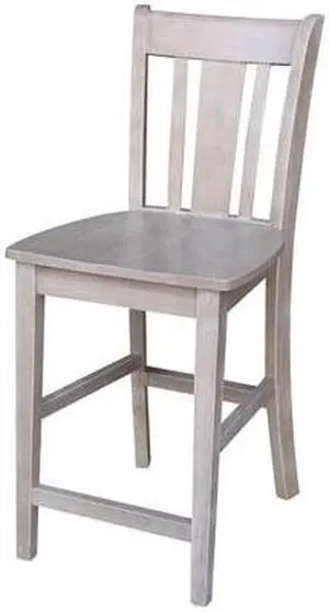 WHITEWOOD INDUSTRIES S09-102 Solid Wood San Remo Counter Height Dining Stool -