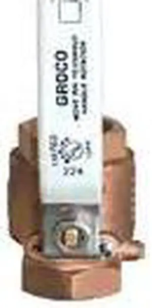 GROCO IBV-2500 BSPP 2-1/2" Bronze Full Flow In-Line Ball Valve